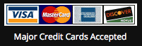 Major Credit Cards Accepted